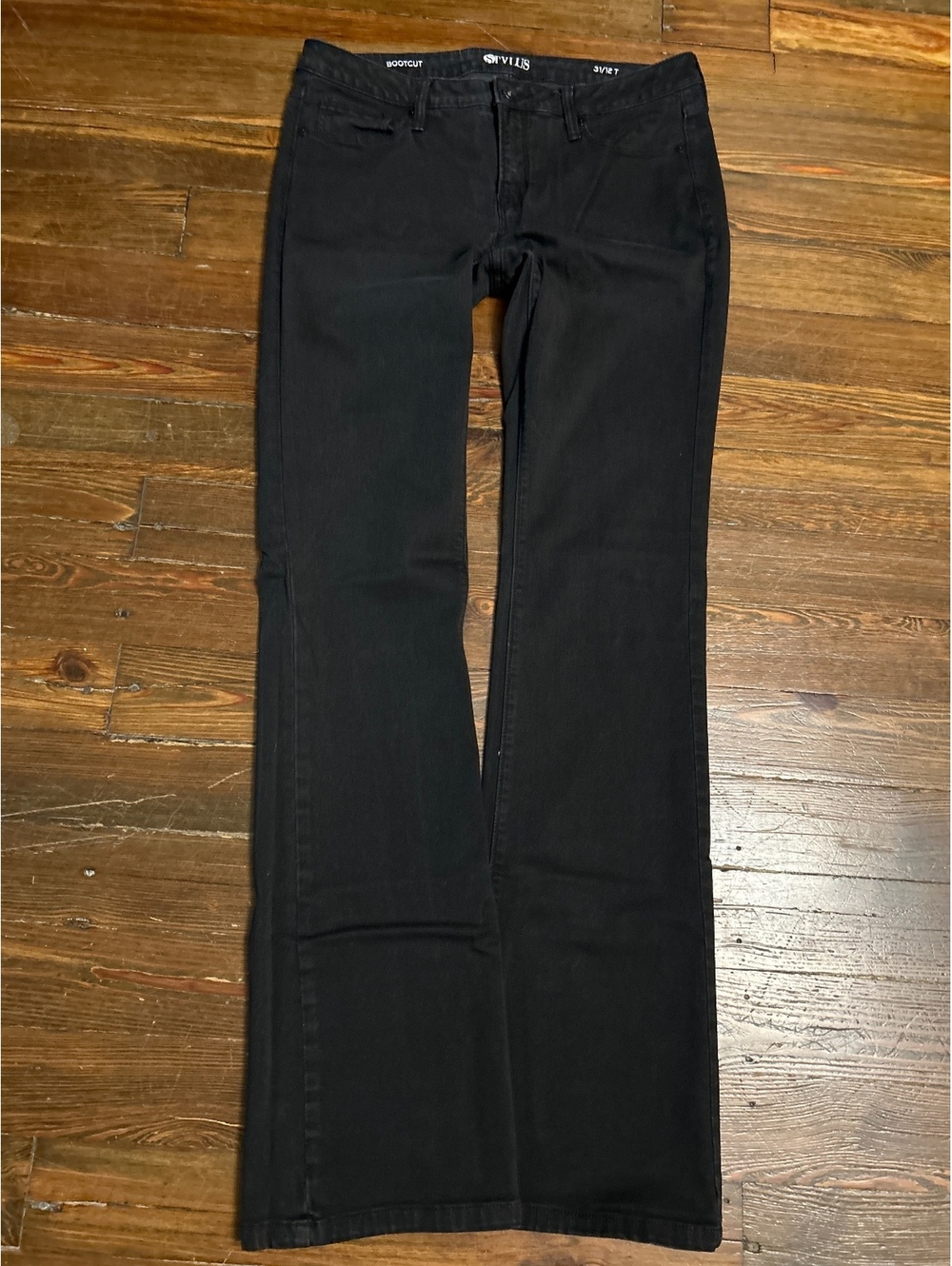 Stylus Bootcut Black Jeans Size 31/12 T